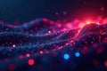 Abstract binary code streams, flowing data matrix , binary, software Royalty Free Stock Photo