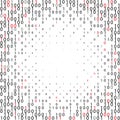 Abstract binary code Technology Background. Royalty Free Stock Photo