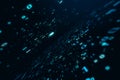 Abstract binary coding on backdrop. Matrix and security concept. 3D Rendering Royalty Free Stock Photo