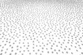 Abstract binary random white background 3D rendering Royalty Free Stock Photo