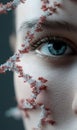 Abstract biohacking banner: futuristic design, genetic enhancement, technological evolution, digital innovation, health