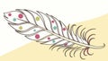 Abstract Bird Design, Modern Geometric Avian Art, vector design Generative AI Royalty Free Stock Photo
