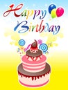 Abstract birthday background