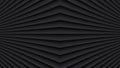 Abstract black background with 3d lines pattern, architecture minimal dark gray striped background