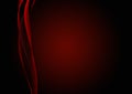 Abstract black background with dynamic red lines Royalty Free Stock Photo