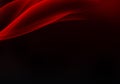 Abstract black background with dynamic red lines Royalty Free Stock Photo