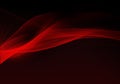 Abstract black background with dynamic red lines Royalty Free Stock Photo