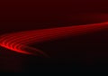 Abstract black background with dynamic red lines Royalty Free Stock Photo