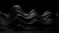 Abstract black background for graphic design or PowerPoint presentations ai generated