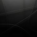 Abstract black background with intersecting curved lines. The lines form Royalty Free Stock Photo