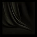 Abstract black background luxury cloth or liquid wave or wavy folds of grunge silk texture satin velvet material Royalty Free Stock Photo