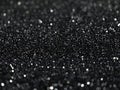 Abstract Black Background with Silver Glitter Bokeh Royalty Free Stock Photo