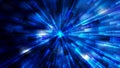 Abstract Black and Blue Starburst Background Royalty Free Stock Photo