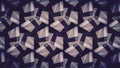 Abstract black brown white color pattern wallpaper