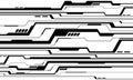 Abstract black circuit board technology connected lines electronics elements computer motherboard chip processor semiconductor