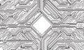 Abstract black circuit board technology connected lines electronics elements computer motherboard chip processor semiconductor