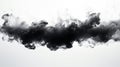 Abstract Black Clouds in Water: Minimalistic and Superb Clean Image AI Generated