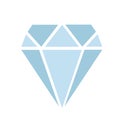 Abstract black and color shine diamond cristal icon for gemstone concept design