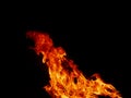 Abstract black flame flame texture. Royalty Free Stock Photo