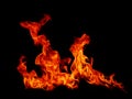 Abstract black flame flame texture. Royalty Free Stock Photo