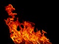 Abstract black flame flame texture. Royalty Free Stock Photo