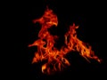 Abstract black flame flame texture. Royalty Free Stock Photo