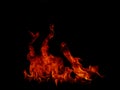 Abstract black flame flame texture. Royalty Free Stock Photo
