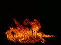 Abstract black flame flame texture. Royalty Free Stock Photo