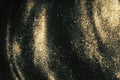 Black and gold festive shimmering background Royalty Free Stock Photo