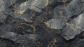 Abstract Black And Gold Marble Texture With Shiny Patterns