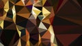 Abstract Black and Gold Polygon Triangle Background Vector Image Royalty Free Stock Photo