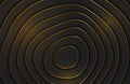 Abstract black gold wavy lines background. Topography relief. Abstract background. Vector minimal illustration. Liquid shapes.