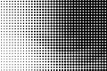 Abstract Black Gradient with Halftone Texture Royalty Free Stock Photo
