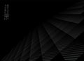 Abstract black and gray subtle lattice square pattern perspective background. Modern style trellis. Repeat geometric grid