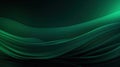Abstract black and green neon background. Shiny moving lines and waves. Glowing neon pattern for backgrounds, banners Royalty Free Stock Photo