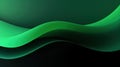 Abstract black and green neon background. Shiny moving lines and waves. Glowing neon pattern for backgrounds, banners, wallpapers Royalty Free Stock Photo
