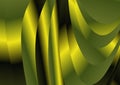 Abstract Black Green And Yellow Gradient Curved Background Vector Image Beautiful elegant Illustration Royalty Free Stock Photo