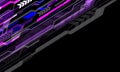 Abstract black grey purple line cyber futuristic technology geometric arrow dynamic with blank space creative design modern