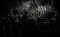Abstract black grunge background with dust and scratches, Generative AI Royalty Free Stock Photo