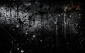 Abstract black grunge background with dust and scratches, Generative AI Royalty Free Stock Photo