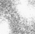Black and White Halftone Dot Pattern Royalty Free Stock Photo