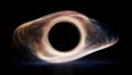 Abstract Black Hole Illustration Royalty Free Stock Photo