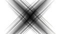 Abstract Black Lines Intersecting in a Chaotic Pattern on White photo stock Royalty Free Stock Photo