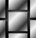 Abstract black metal technology background Royalty Free Stock Photo