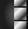 Abstract black metal technology background Royalty Free Stock Photo