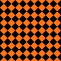 Abstract black and orange square shapes seamless background