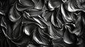 Abstract Black Paint Swirls Texture Art Royalty Free Stock Photo