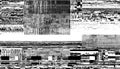 Abstract black pixelated overlay with a transparent background. Png overlay background