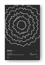 Abstract black poster