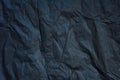 Abstract black recycle crumpled paper for background, crease of black paper textures backgrounds for design, decorative. Paper